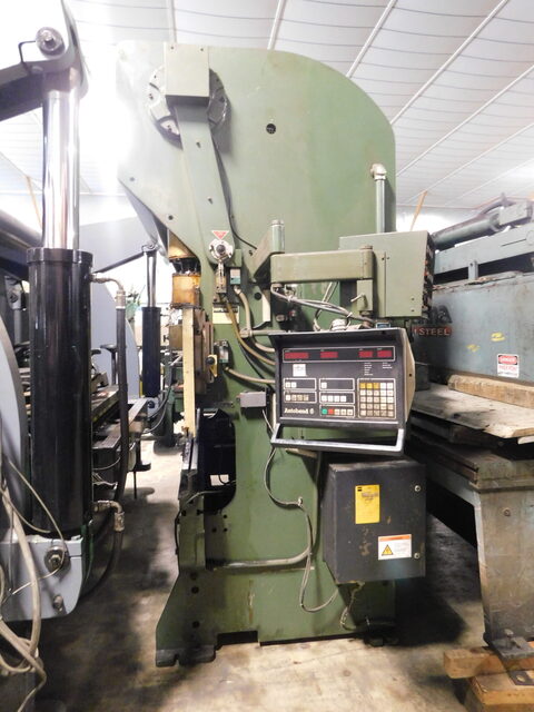 100 Ton, Diacro #Hydra-Power-100-10, CNC Hydraulic Press Brake, 10' overall, Hurco 6 CNC Backgauge - Image 7