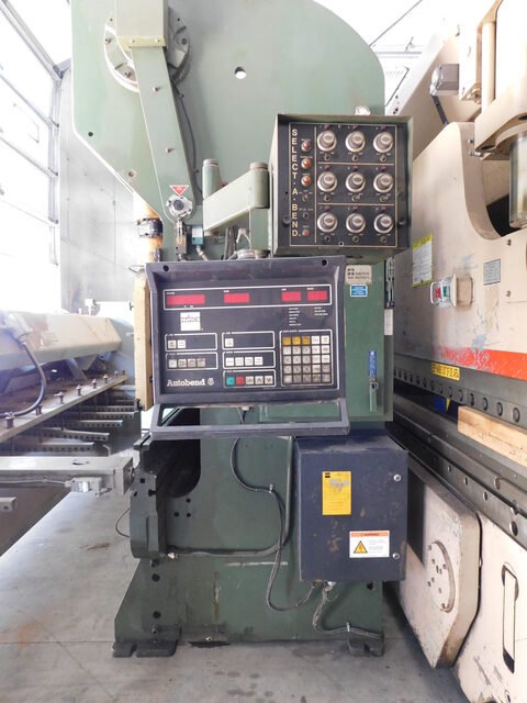 100 Ton, Diacro #Hydra-Power-100-10, CNC Hydraulic Press Brake, 10' overall, Hurco 6 CNC Backgauge - Image 8
