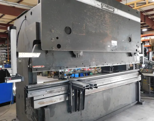 250 Ton, Standard #AB250-12, CNC Hydraulic Press Brake, 12' overall, PC 800 CNC Control, 48" Backgauge - Image 1