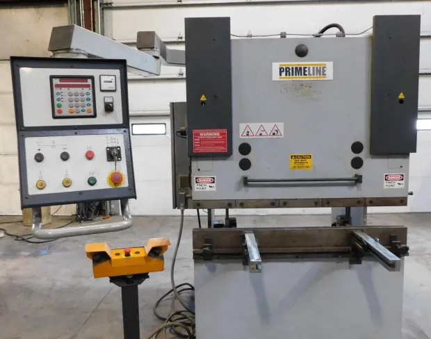 40 Ton, Primeline/Baykal #1254, CNC Hydraulic Press Brake, 4' overall, 2-Axis Elgo CNC Control, 24" - Image 1