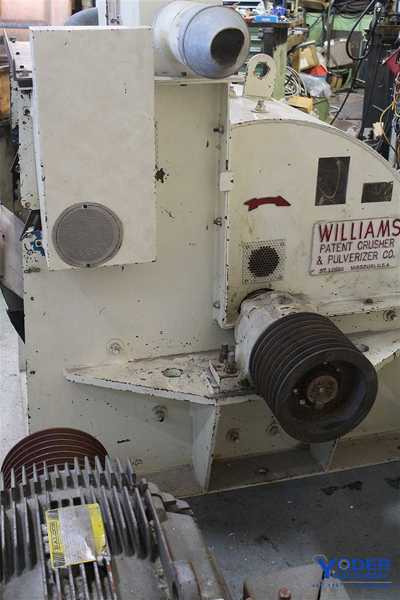Williams #Meteor, hammermill, 26 PC, 40" x 26" opening, 250 HP, 1800 RPM, 1989, #58206 - Image 6