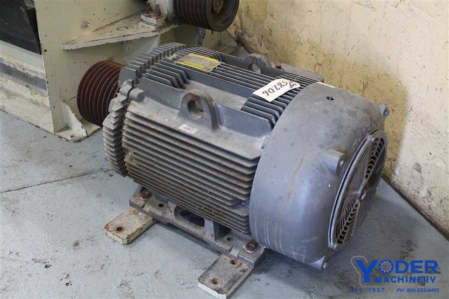 Williams #Meteor, hammermill, 26 PC, 40" x 26" opening, 250 HP, 1800 RPM, 1989, #58206 - Image 8