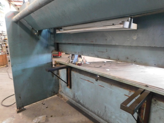 95 Ton, Allsteel #95-10, Hydraulic Press Brake, 10' overall, Manual Backgauge, Digital Depth Stop - Image 4