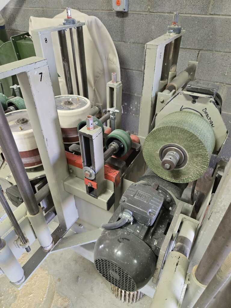 GME, 8-Head Profile Sander, 7-1/2" Working Width, 2007 - Image 5