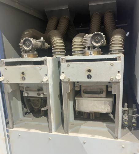 43" Butfering #SWT-124-TB, Belt Sander, 2-Head, Drum & Combination Heads, 2011 - Image 3