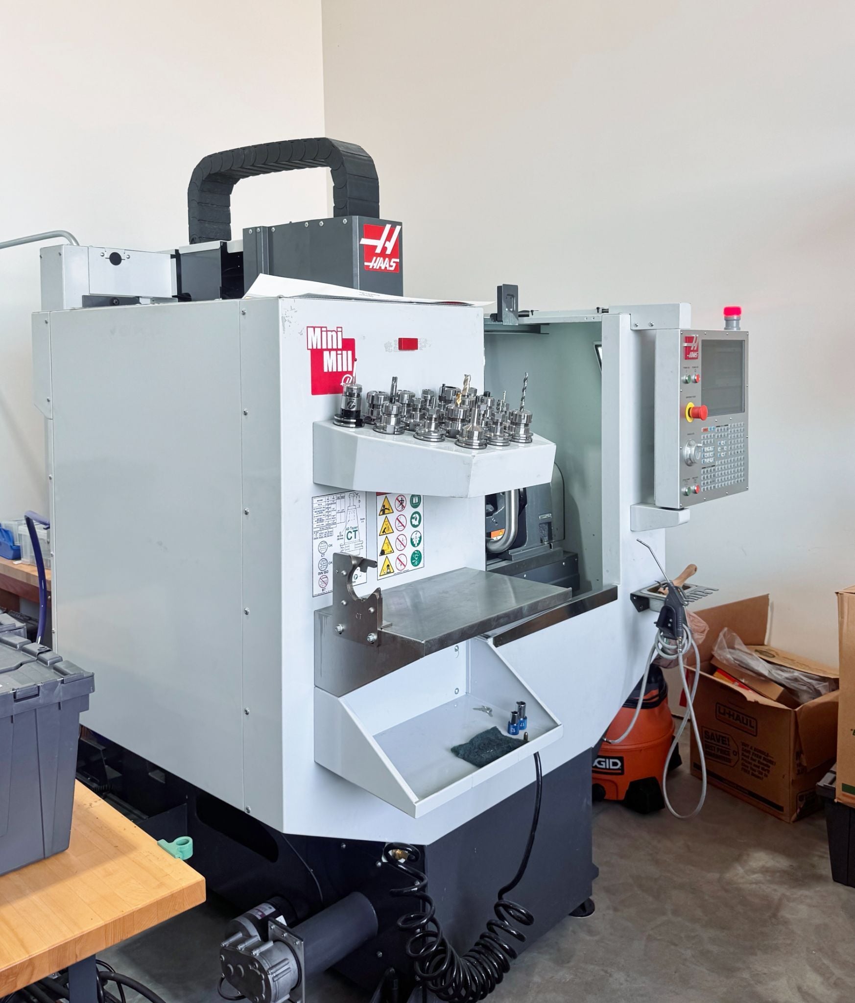 Haas #Mini-Mill, vertical machining center, w/ TRT100 tilting rotary table, 16" X, 12" Y, 10" Z, 6000 RPM - Image 10