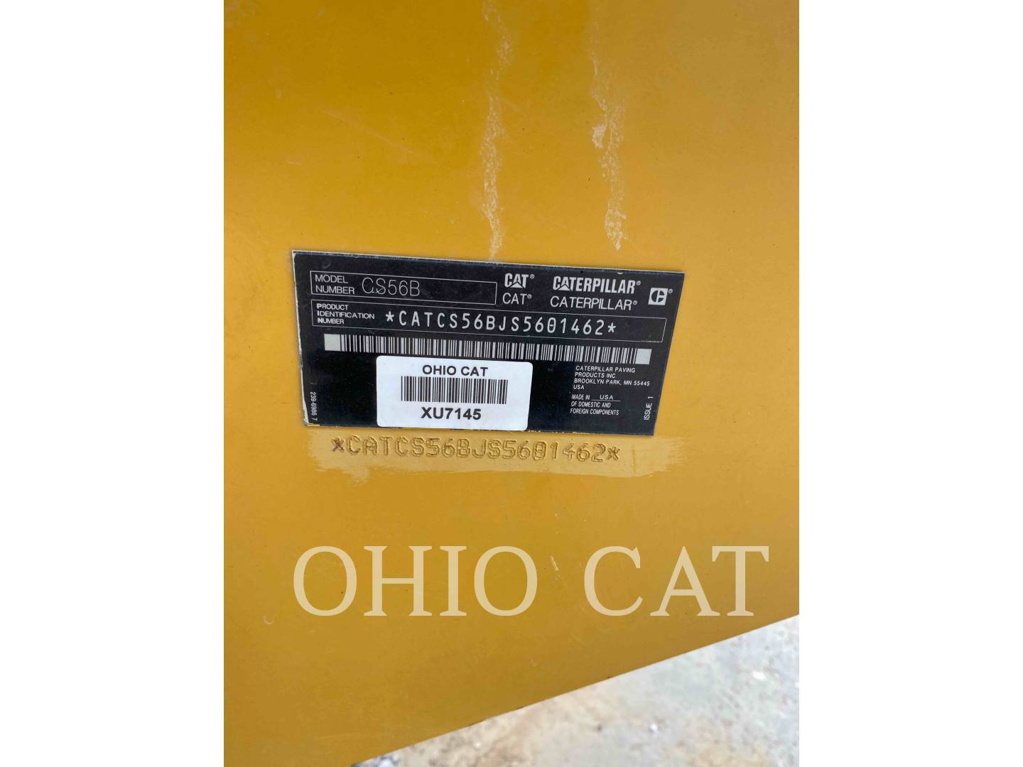 Caterpillar CS56B, Combination Roller, 3232 hours, S/N: S5601462, 2020 - Image 6