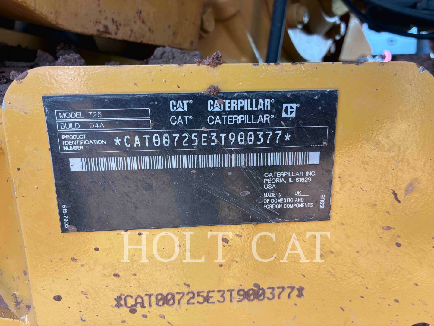 Caterpillar 725, Articulated Truck, 7378 hours, S/N: 3T900377, 2021 - Image 6