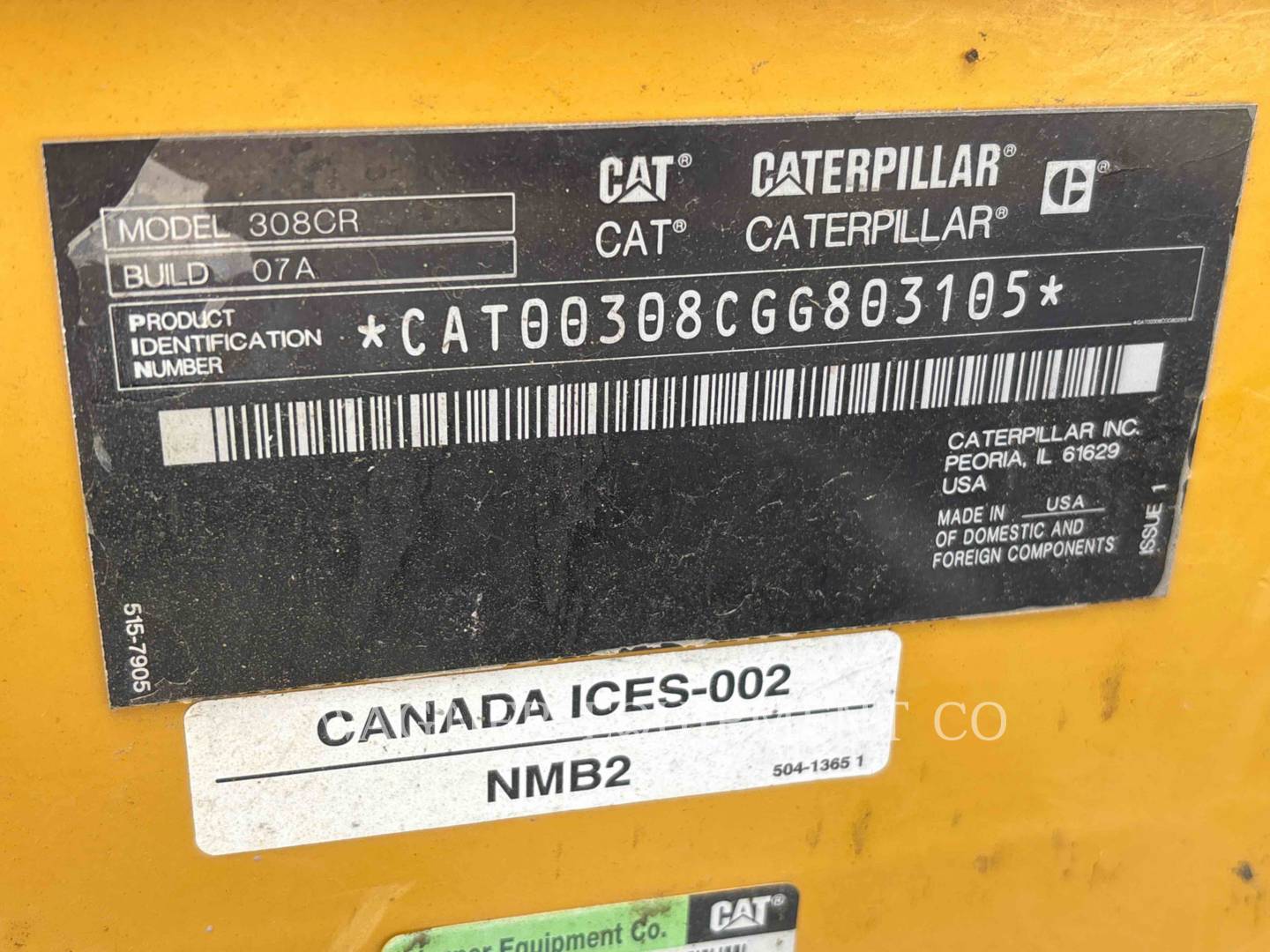 Caterpillar 30807CR, Articulated Truck, 2573 hours, S/N: GG803105, 2020 - Image 6