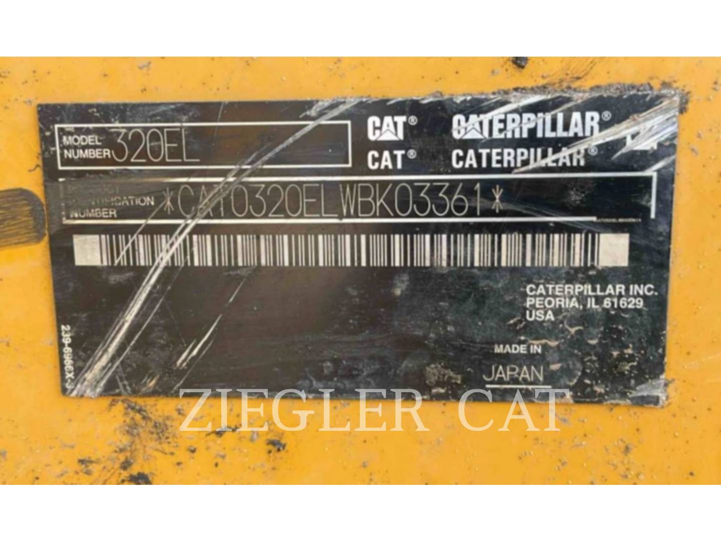 Caterpillar 320E, Excavator, 7214 hours, S/N: WBK03361, 2014 - Image 6