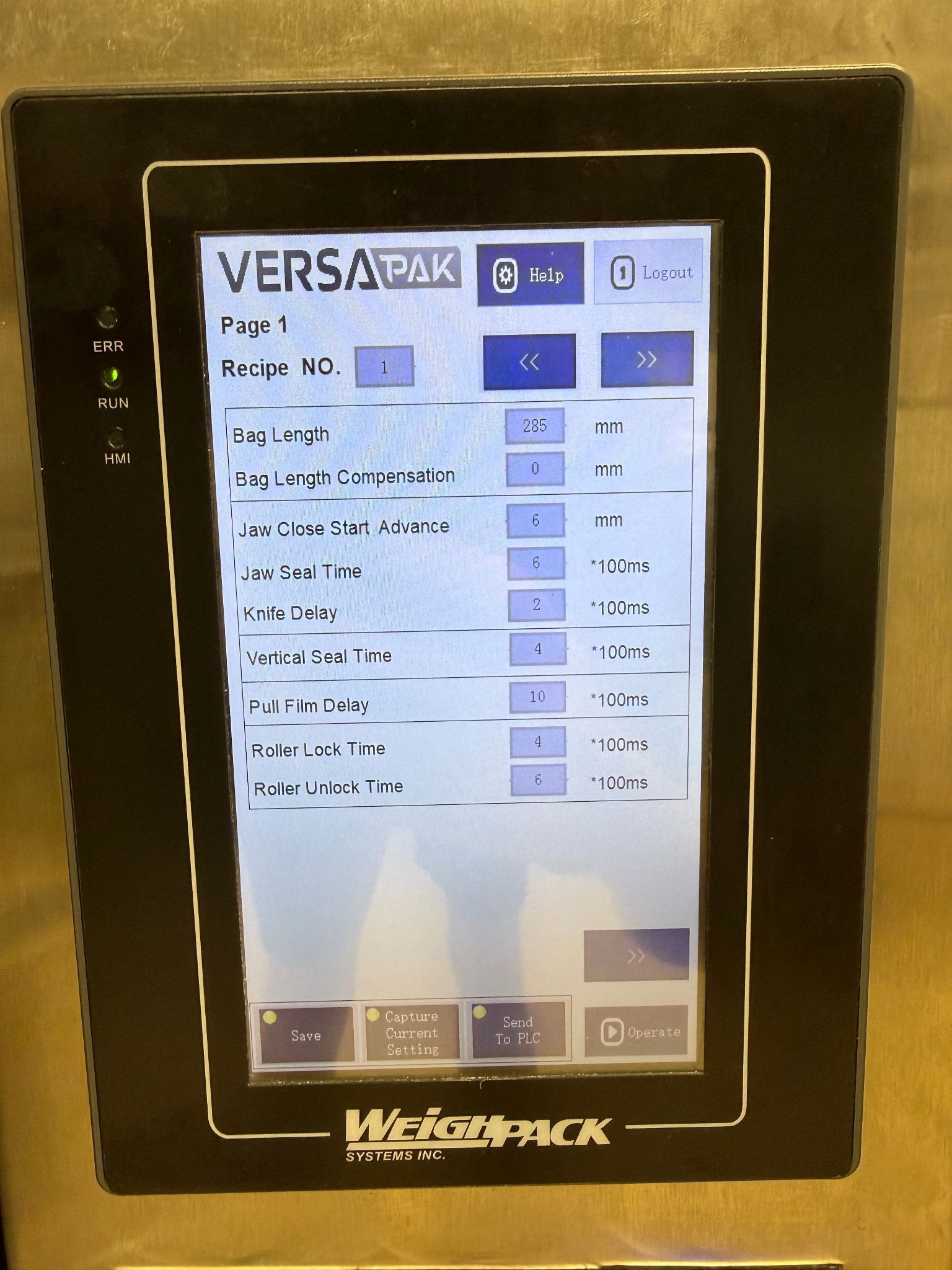 Weighpack Systems #VersaPak, vertical form fill sealing machine (VFFS) w/ compressor, 2025 - Image 8