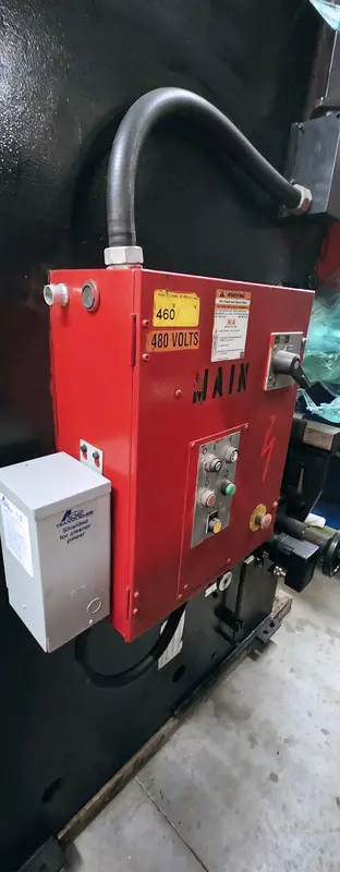 100 Ton, Amada #RG-100, hydraulic press brake, 10.2' overall, 100.39" between housing, 3.94" stroke, 15.75" - Image 5