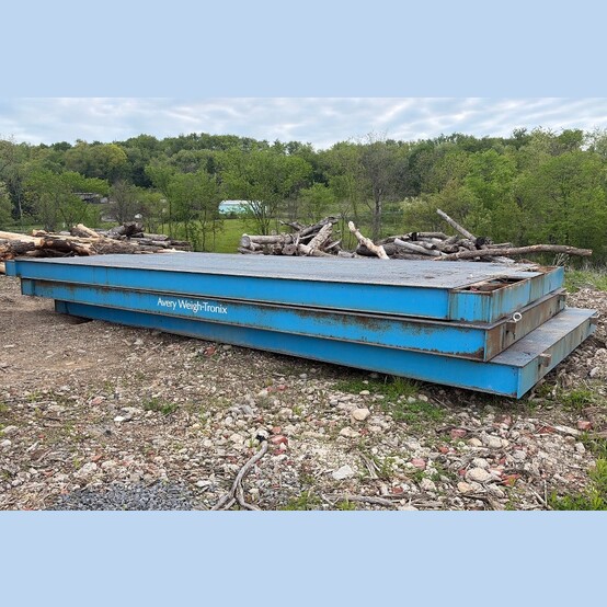 200,000 lb. Avery Weigh-Tronix #IMXT-7012-100T, Steel Deck Truck Scale, 70' long x 12' wide, 90,000 lb. CLC - Image 1