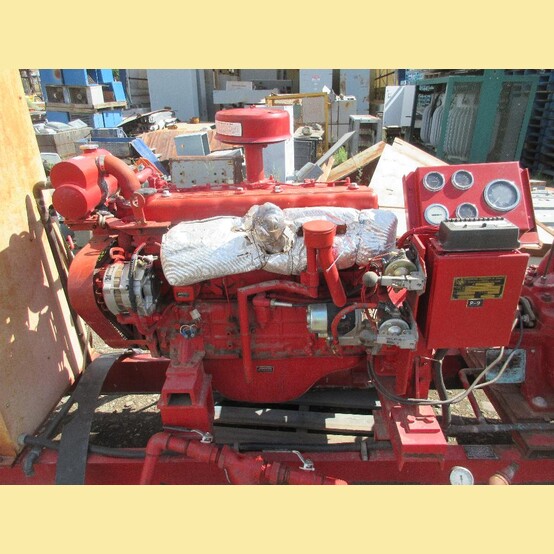 750 GPM @ 88' TDH, Darling Duro #5x4-BP-F, Split Case Diesel Driven Fire Pump, 5" suction x 4" discharge - Image 6