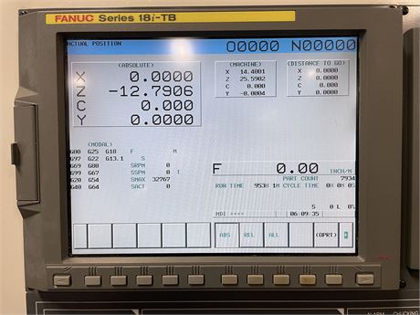 Daewoo Doosan #Puma-2000Y, CNC lathe, 23.6" swing, 8" chuck, 2.6" bar, 20.1" length, 20 HP, 45-4500 RPM, 12 - Image 5