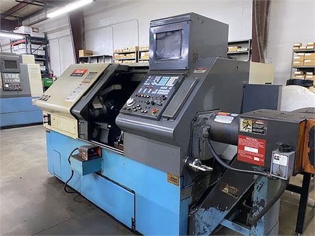 Mazak #QT-20, CNC lathe, 17.5" swing, 8" chuck, 2.44" bore, 12" diameter, 20.12" length, 20 HP, 5000 RPM, 12 - Image 2