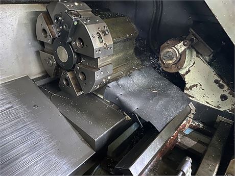 Mazak #QT-20, CNC lathe, 17.5" swing, 8" chuck, 2.44" bore, 12" diameter, 20.12" length, 20 HP, 5000 RPM, 12 - Image 5