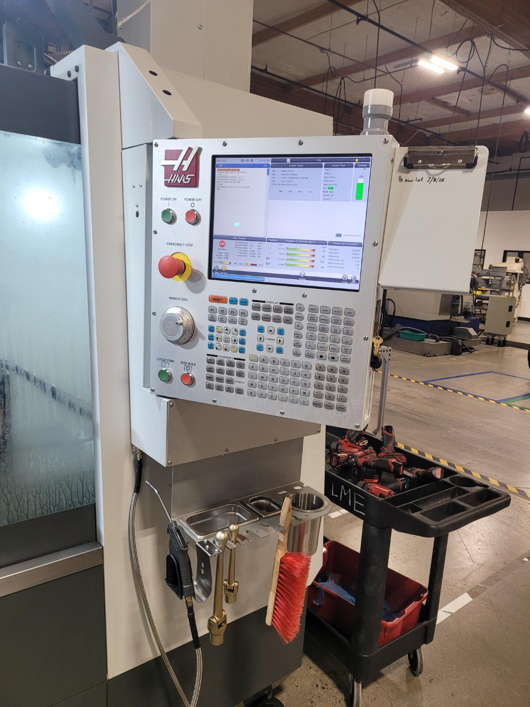Haas #VF-3SS, CNC vertical machining center, 30 automatic tool changer, 40" X, 20" Y, 25" Z, 12000 RPM, 30 - Image 8