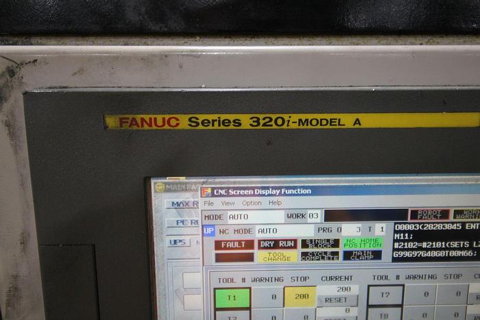 Fuji #ANS-320TTS, CNC Turning Center, Twin Spindle, 7" diameter x 23" L max, 3500 RPM, 8" Chuck, automatic - Image 1