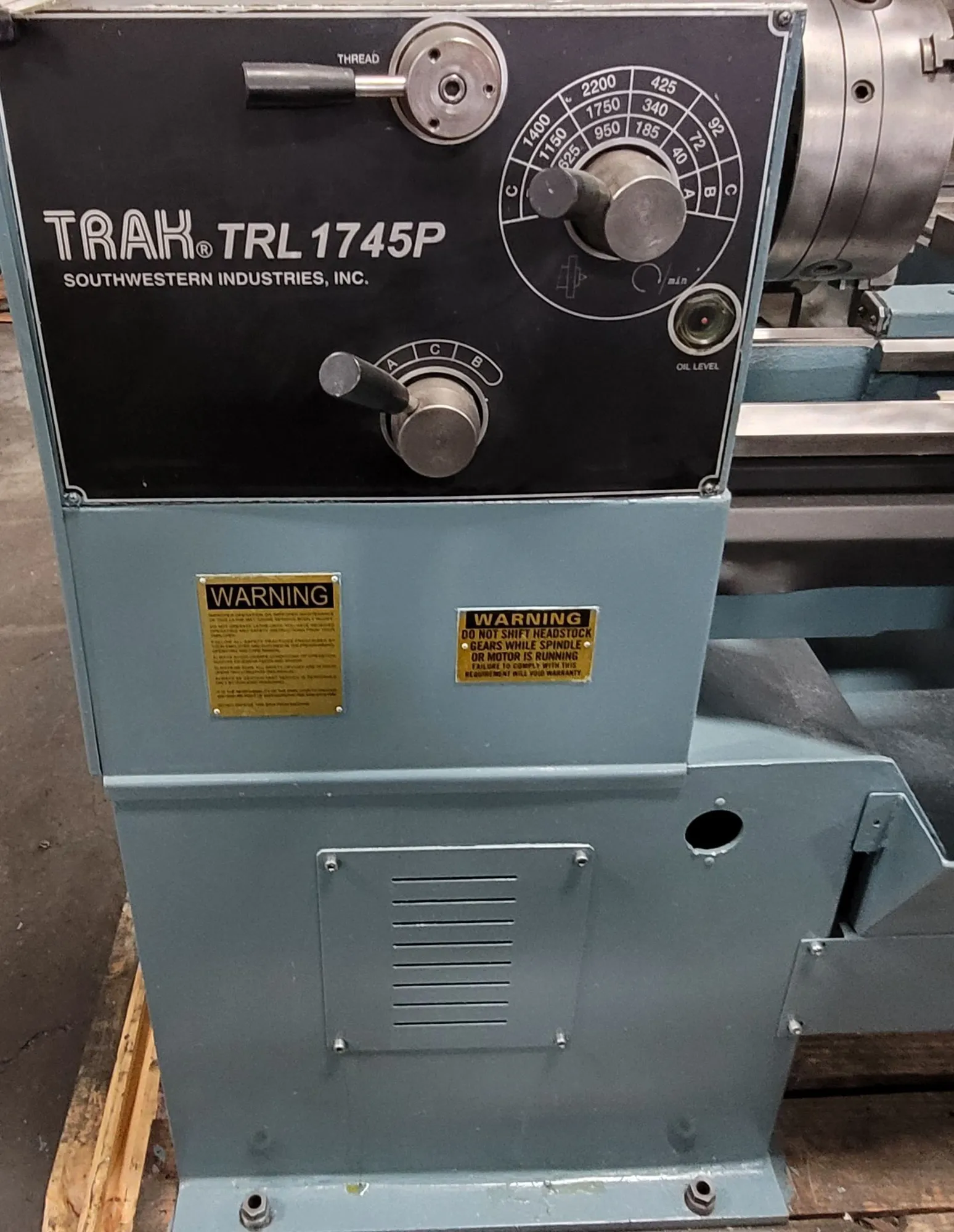Southwestern Industries #Trak-TRL-1745P, CNC Lathe, 10" Chk, 7.5 HP, 2200 RPM, 2" bore, 17.7" diameter - Image 9