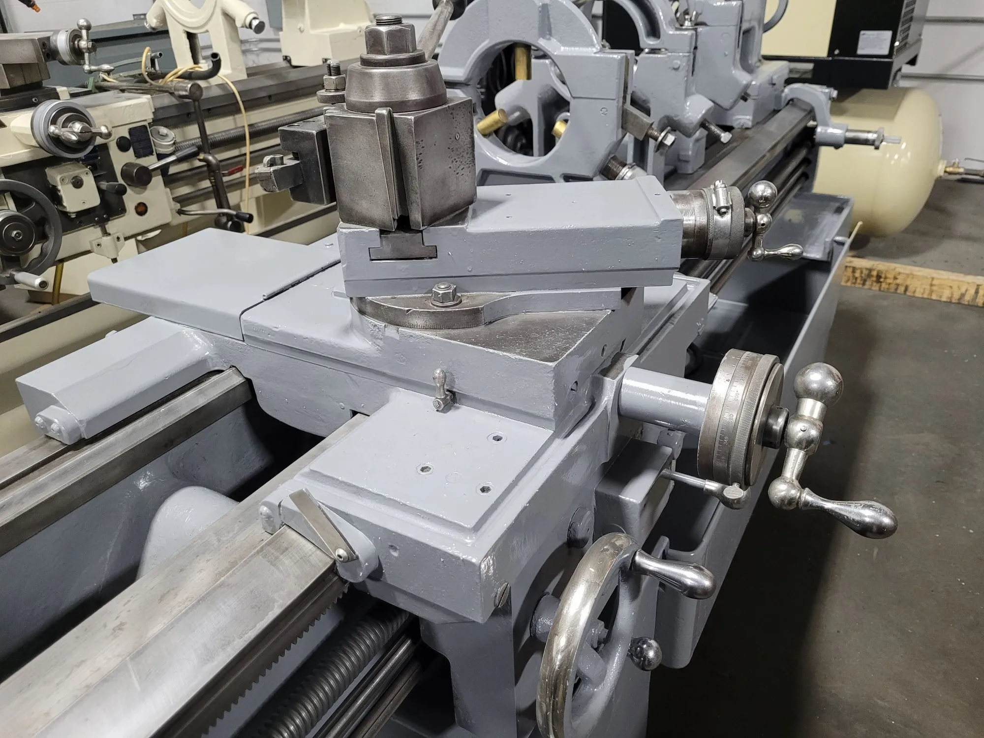 19" x 102" LeBlond #19-Regal, Engine Lathe, 10 HP, 25-1000 RPM, 10" 3-Jaw chuck, Follow Rest, 3x Steady Rest - Image 9