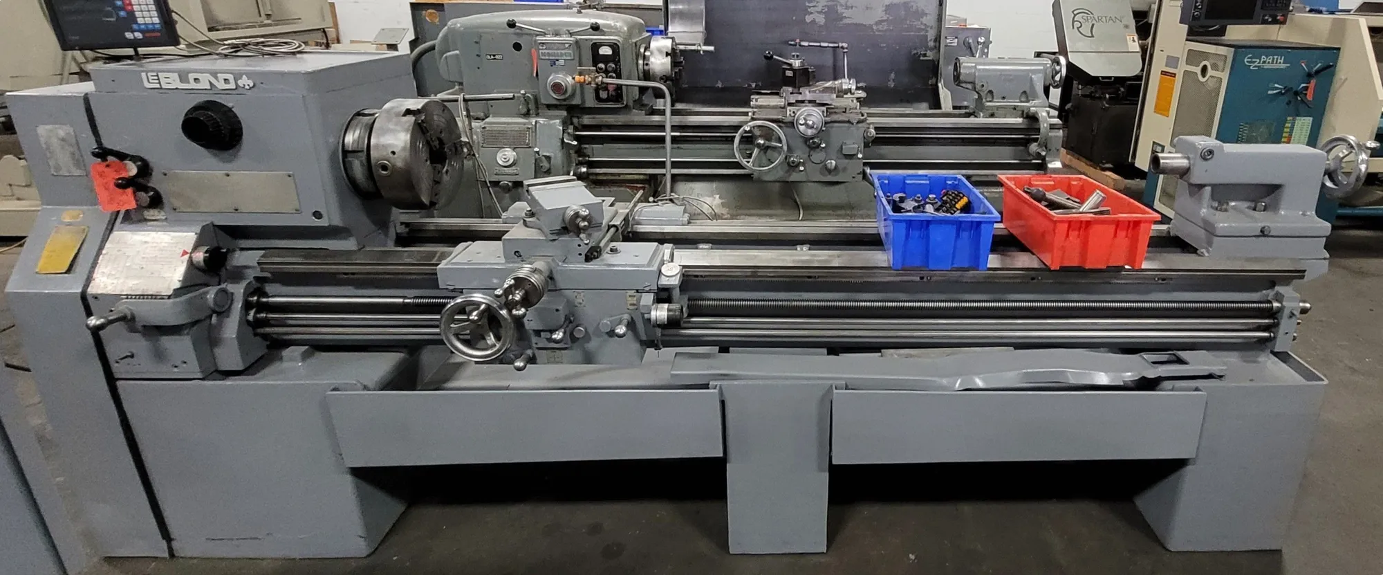 20" x 82" LeBlond Makino #Regal-19, Servo Shift Engine Lathe, 3" Bore, 12" Chuck, digital read out - Image 1