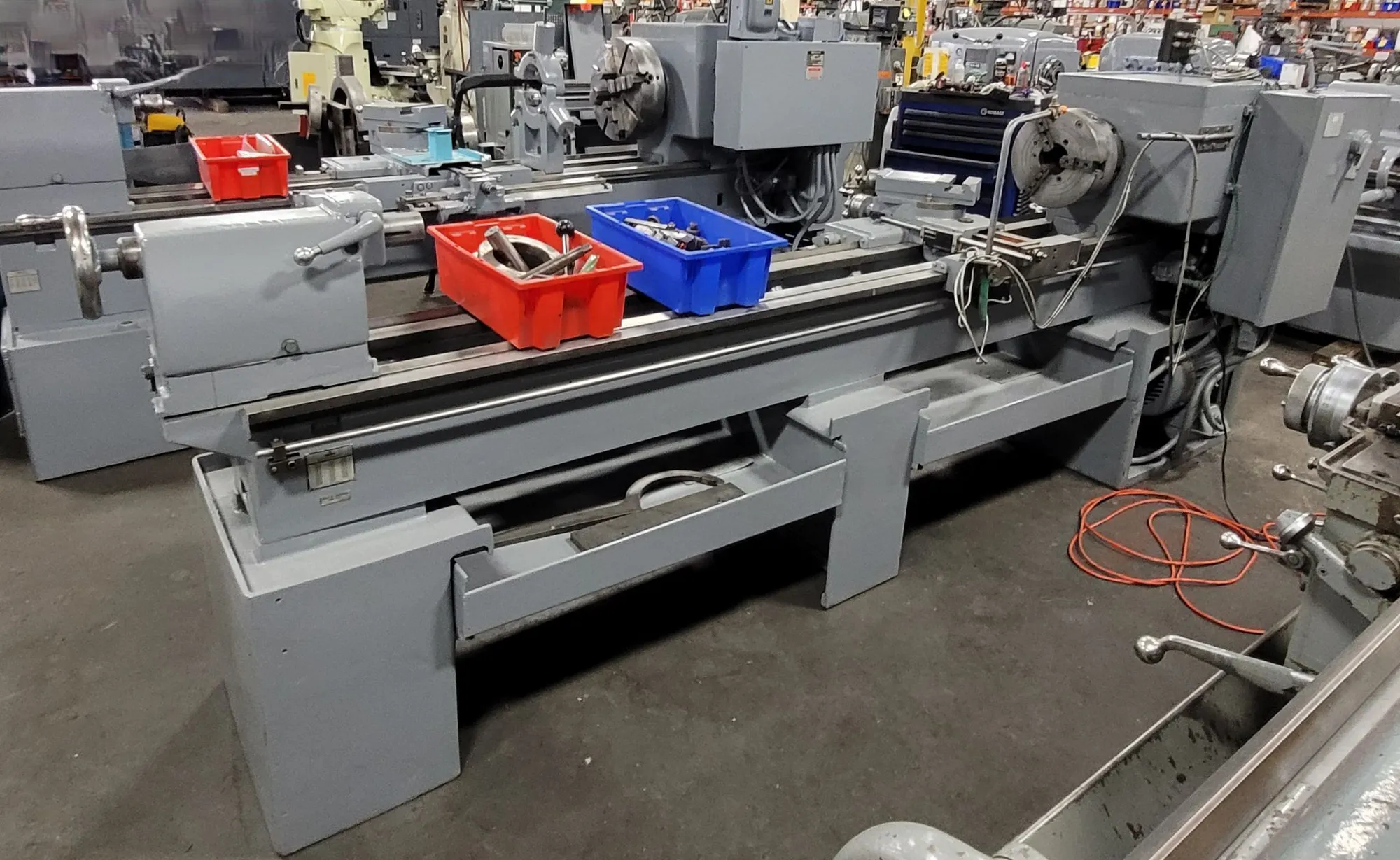 20" x 82" LeBlond Makino #Regal-19, Servo Shift Engine Lathe, 3" Bore, 12" Chuck, digital read out - Image 3