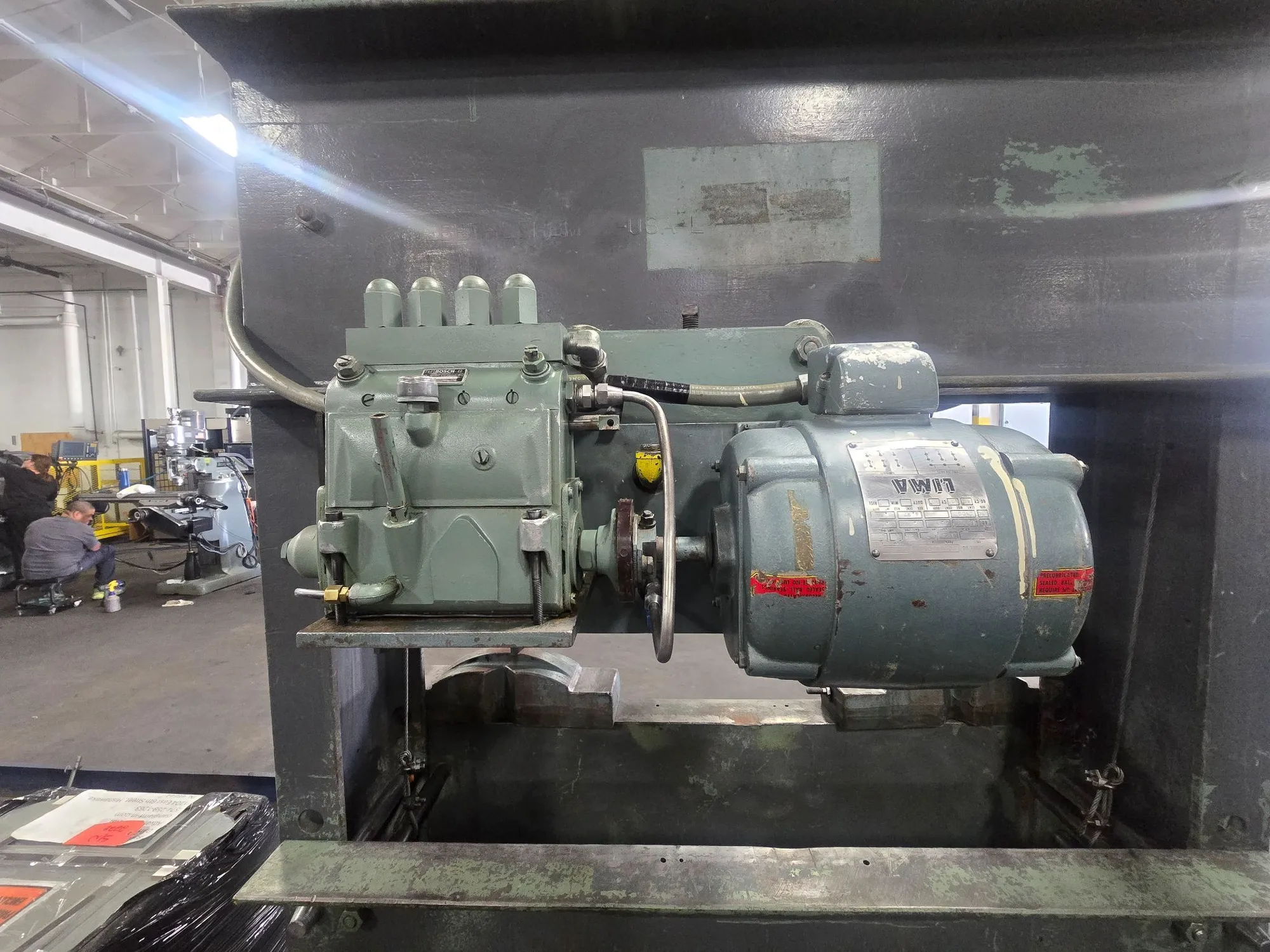 150 Ton, Dake #5-150A, Hydraulic H-Frame Press, 16" stroke, 24-3/4" Horiz. Travel, 220/440 V., 3 Ph., 3,000 - Image 10