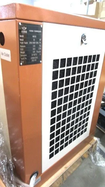 38 CFM, Hodge #HD10, Rotary Screw Air Compressor system, 10 HP, w/ HAD42 Dryer, unused, 2022 - Image 6
