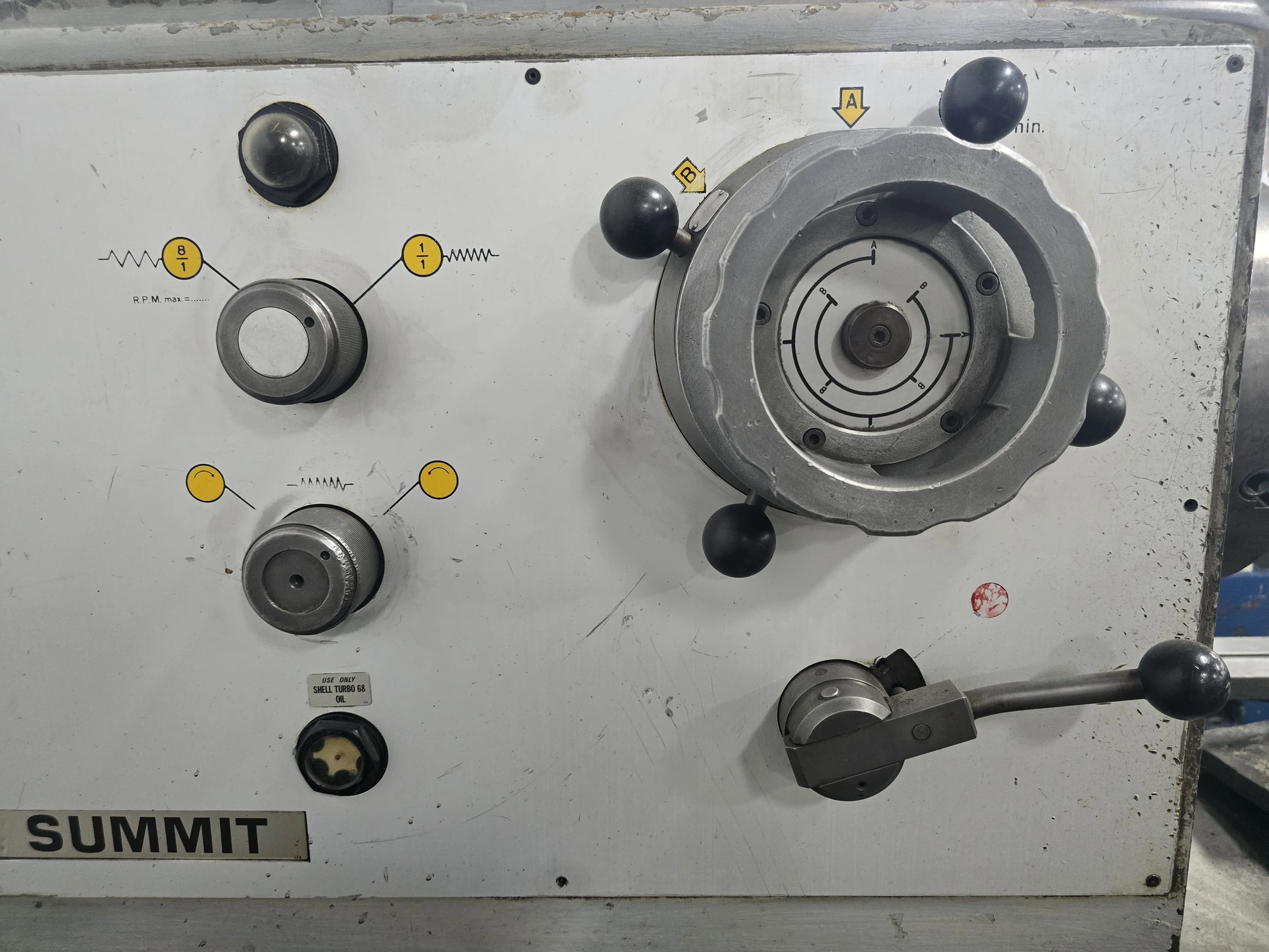 26"/29" x 75" Summit #26-4x60, Gap Bed Lathe, 4.125" Bore, 4-Jaw Chuck, 230 V., inch/metric thread - Image 5