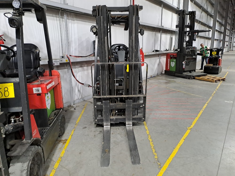 4000 lb. Raymond #4750C50S, electric forklift, 20' lift height, battery not included, Serial No. 475-21-13788 - Image 4