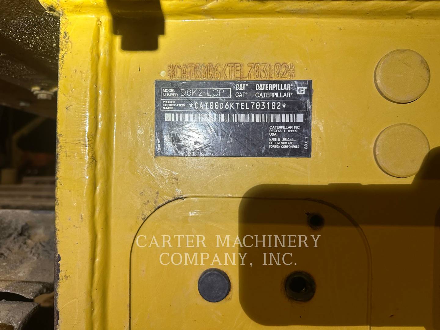 Caterpillar D6K2LGP, 4697 hours, S/N: EL703102, 2019 - Image 6