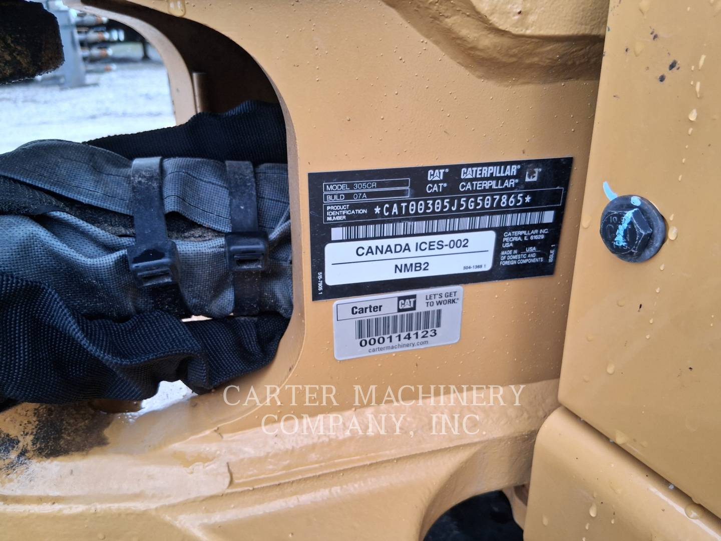Caterpillar 305-07CR, 233 hours, S/N: 5G507865, 2025 - Image 6
