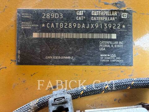 Cat 289D3 C3H2, 2823 hours, S/N: JX913922, 2023 - Image 6