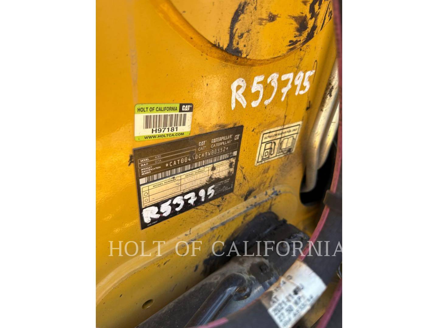 Cat 430-07, Backhoe Loader, 1424 hours, S/N: H8W00352, 2021 - Image 6