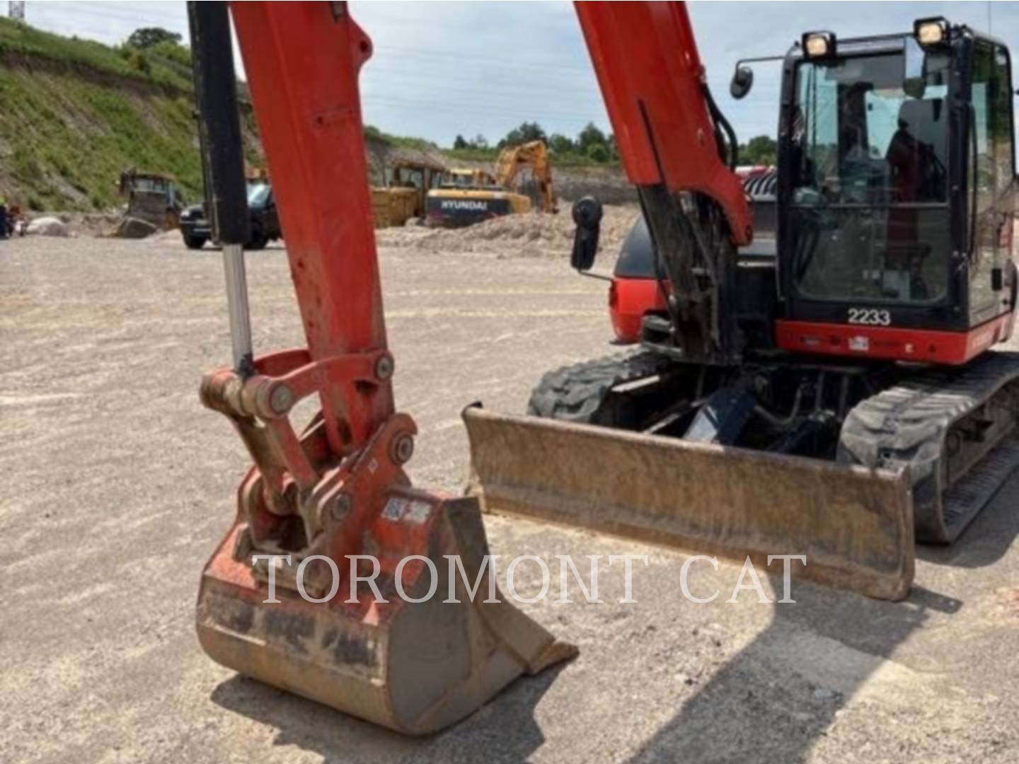 Kubota Tractor Corporation KX080, Mini Excavator, 1590 hours, S/N: KBCDZ84CPN3F13730, 2022 - Image 1