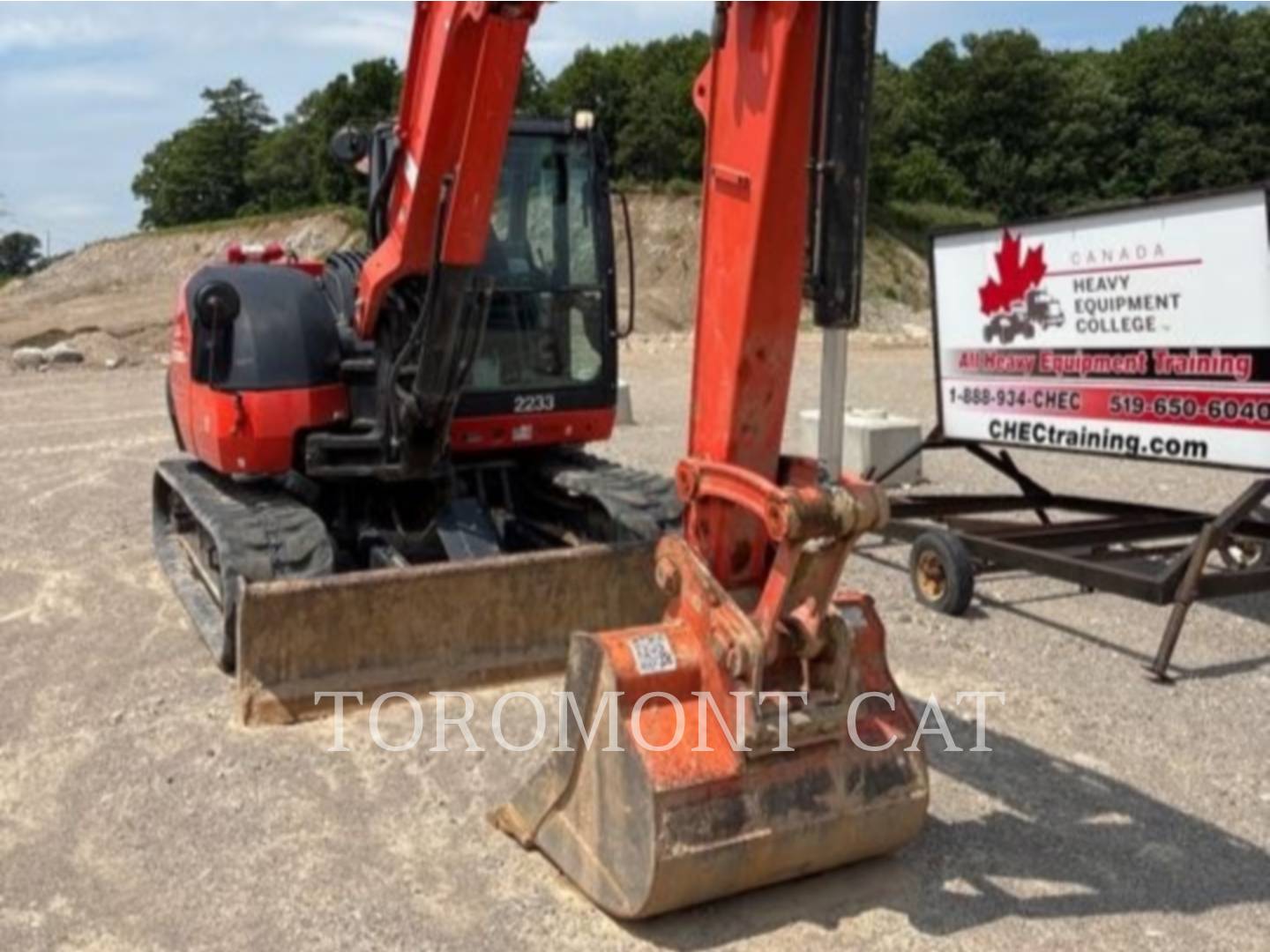 Kubota Tractor Corporation KX080, Mini Excavator, 1590 hours, S/N: KBCDZ84CPN3F13730, 2022 - Image 2