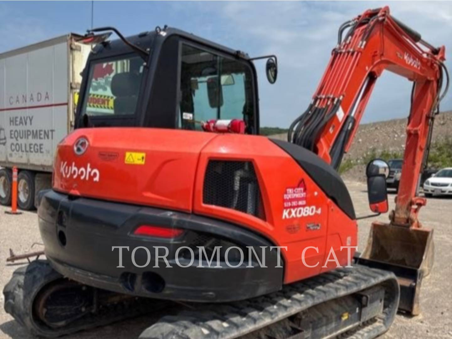 Kubota Tractor Corporation KX080, Mini Excavator, 1590 hours, S/N: KBCDZ84CPN3F13730, 2022 - Image 3