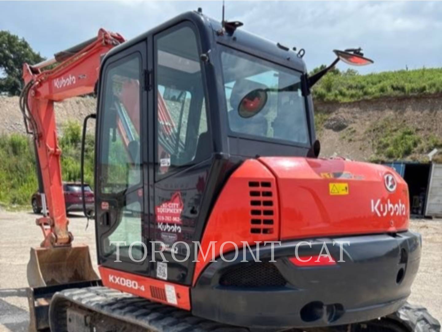 Kubota Tractor Corporation KX080, Mini Excavator, 1590 hours, S/N: KBCDZ84CPN3F13730, 2022 - Image 4