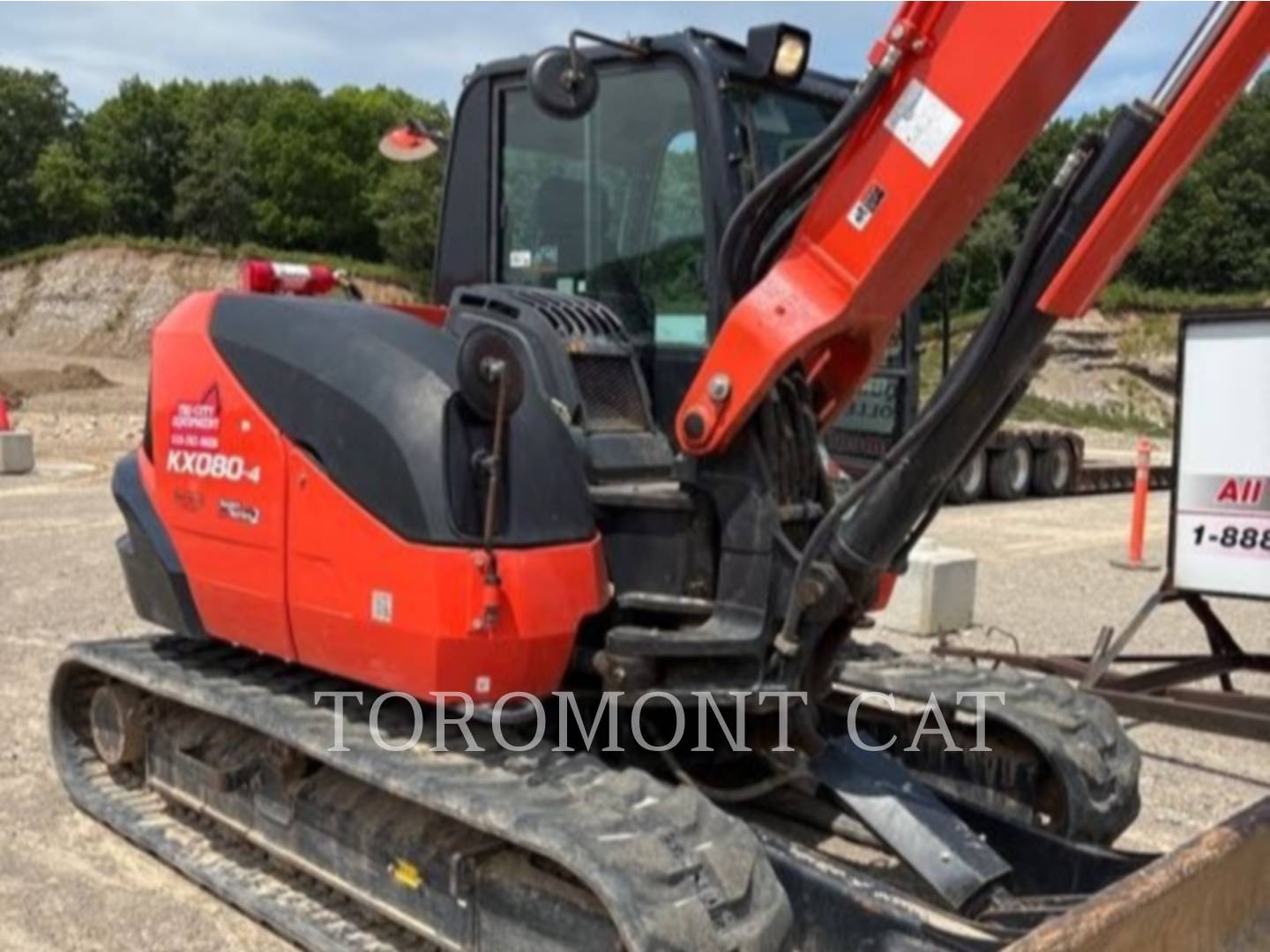 Kubota Tractor Corporation KX080, Mini Excavator, 1590 hours, S/N: KBCDZ84CPN3F13730, 2022 - Image 7