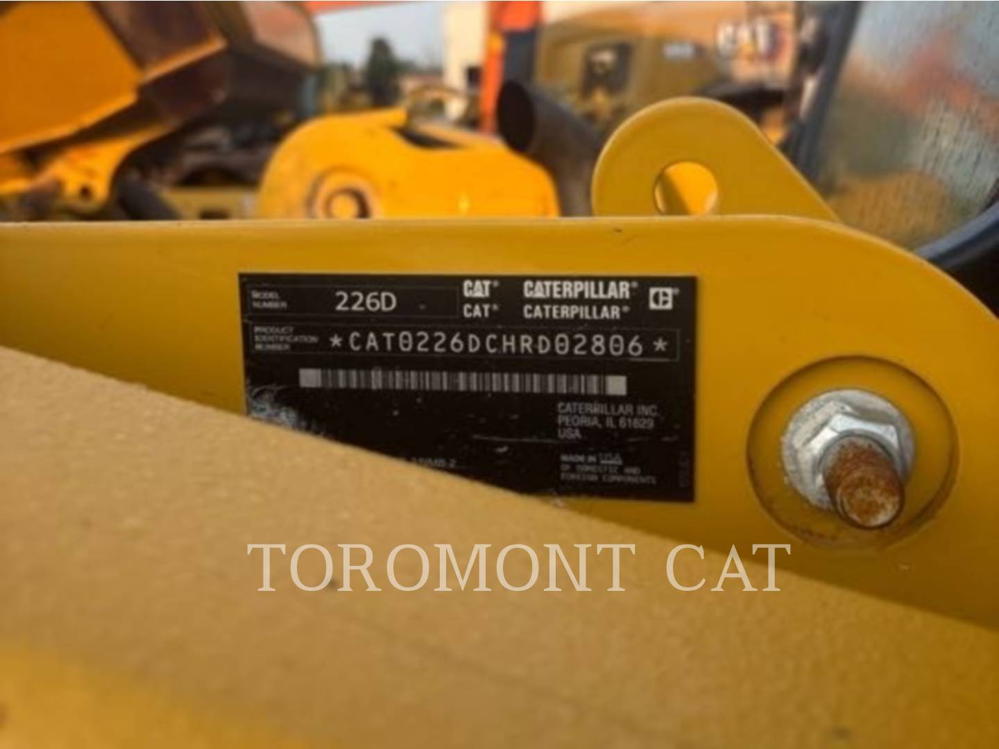 Cat 226D, Skid Steer Loader, 3386 hours, S/N: HRD02806, 2018 - Image 6