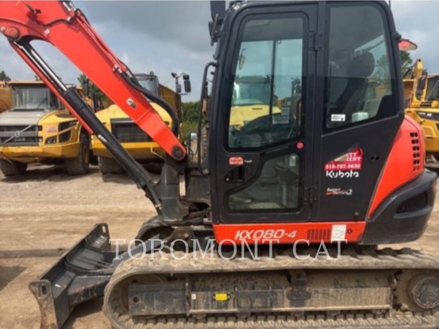 Kubota Tractor Corporation KX080, Mini Excavator, 1250 hours, S/N: KBCDZ84CVN3B13236, 2022 - Image 2