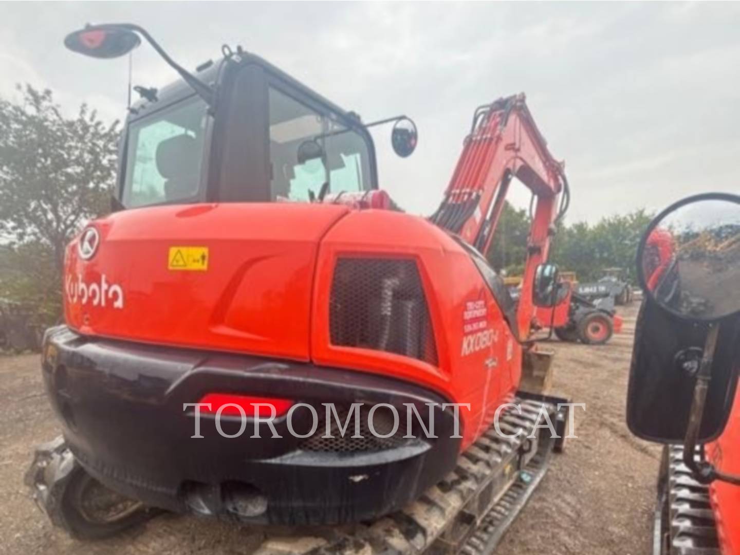 Kubota Tractor Corporation KX080, Mini Excavator, 1250 hours, S/N: KBCDZ84CVN3B13236, 2022 - Image 3