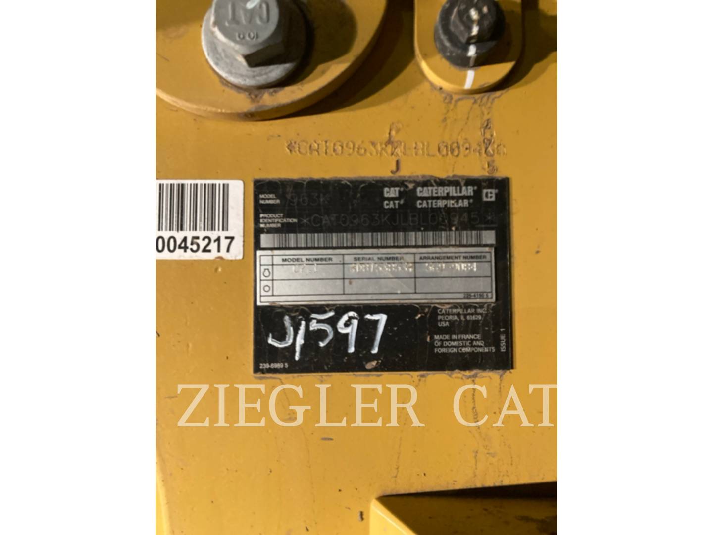 Caterpillar 963K, Track Loader, 4369 hours, S/N: LBL00945, 2019 - Image 6