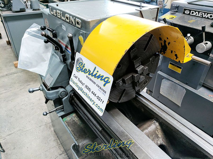 20" x 72" LeBlond #Regal-20, geared head, 4-jaw 15" chuck, 2" hole, L-1, Steady Rest, #4MT, coolant pump - Image 2