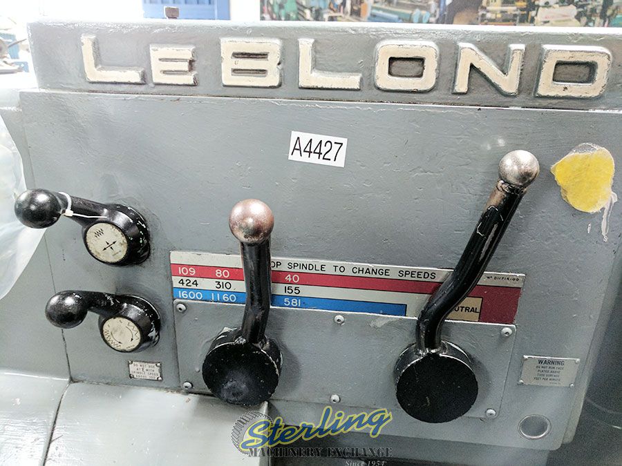 20" x 72" LeBlond #Regal-20, geared head, 4-jaw 15" chuck, 2" hole, L-1, Steady Rest, #4MT, coolant pump - Image 7