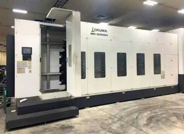 Okuma #MA-12500H, CNC horizontal machining center, OSP-P300M, 86" X, 63" Y, 64" Z, (2) 49" x 49" pallets - Image 2