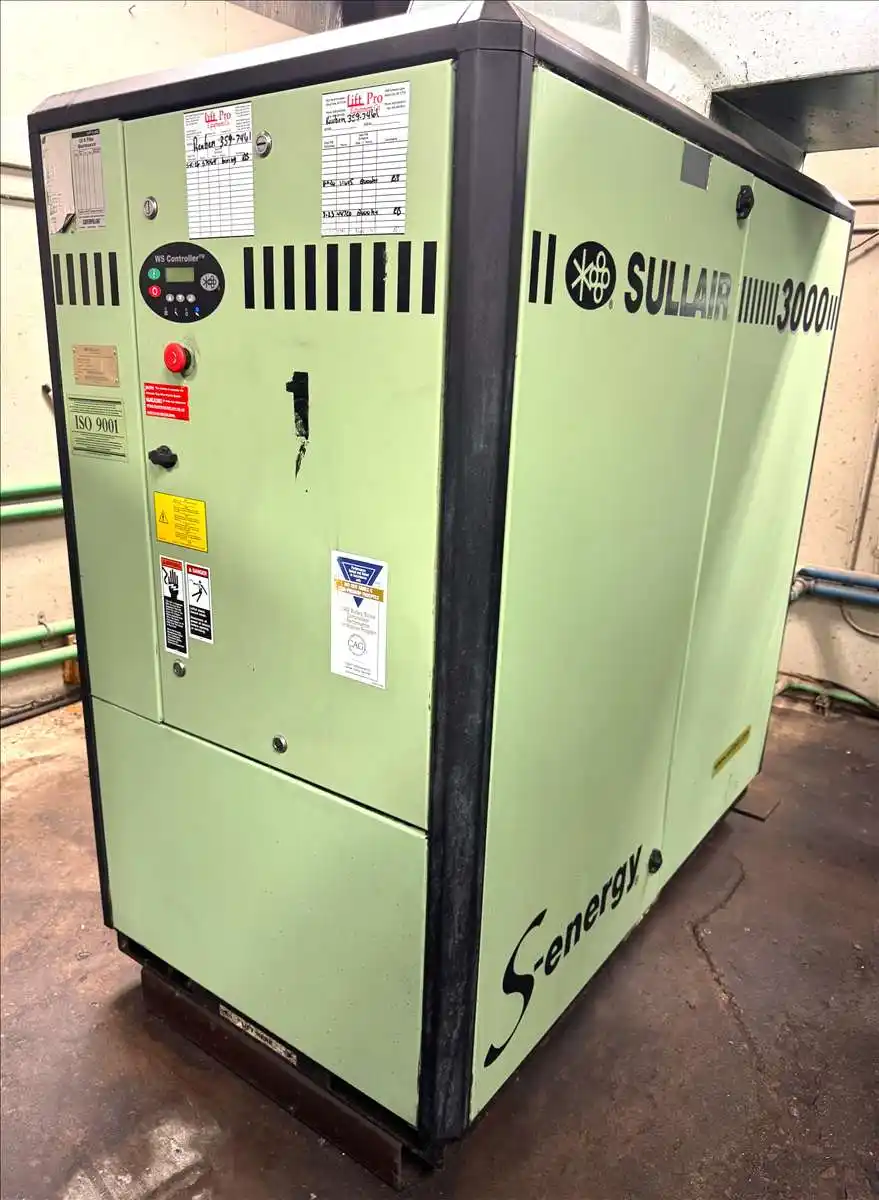 125/135 psig, Sullair #3009/A, rotary screw air compressor, 40 HP - Image 1