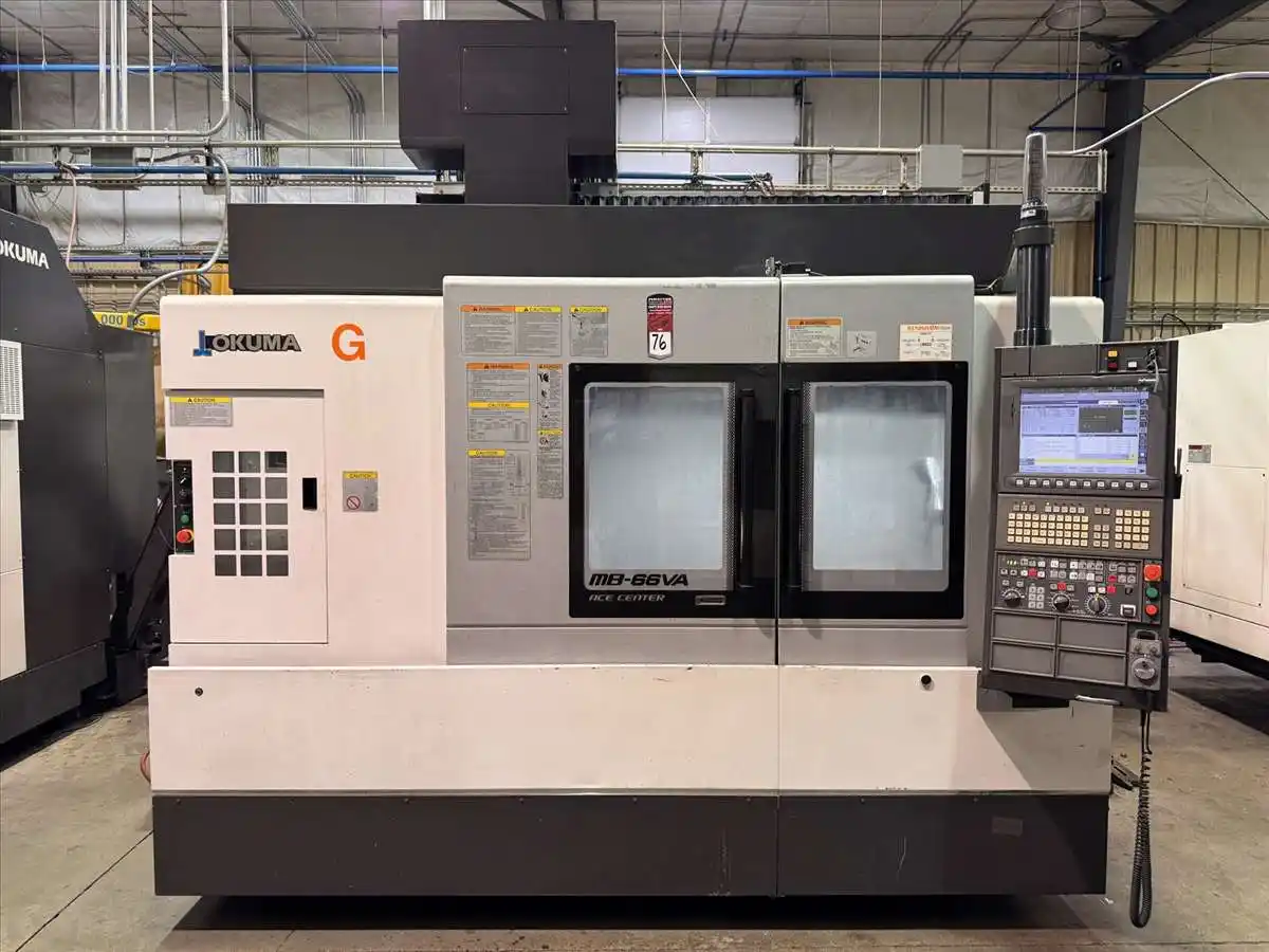 Okuma #MB-66VA, CNC vertical machining center, OSP-P300MA, 59" X, 25.9" Y, 25.9" Z, 15000 RPM, Cat 40 - Image 4