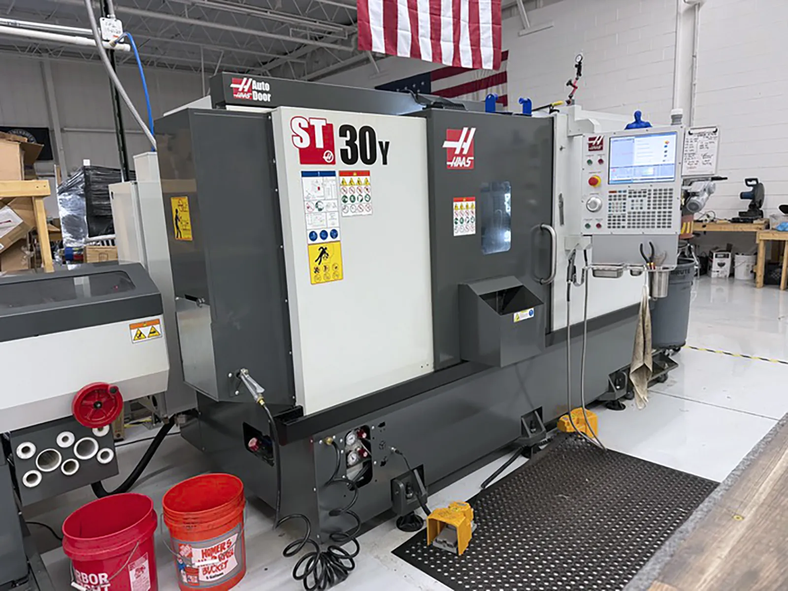 Haas #ST-30Y, CNC lathe, 21" swing, 3" bar, 32.5" Z, 4500 RPM, live tooling, sub spindle, Y-Axis, Next Gen - Image 4